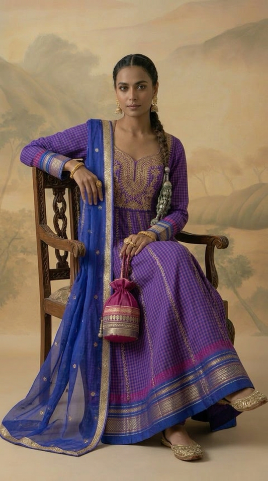 Kasturi Ilkal Anarkali Set