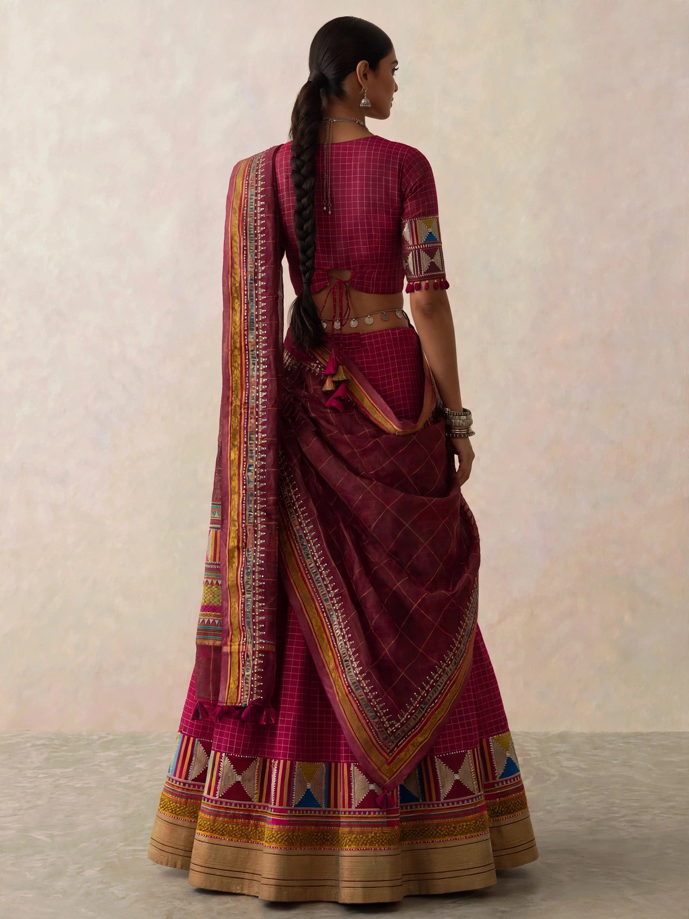 Lambani Border Ilkal Lehenga Choli