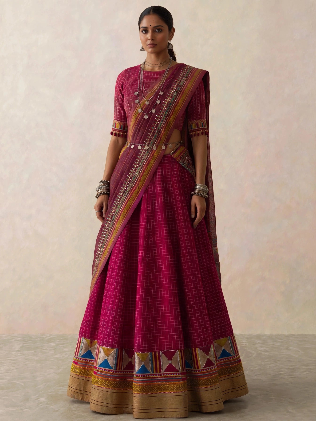 Lambani Border Ilkal Lehenga Choli