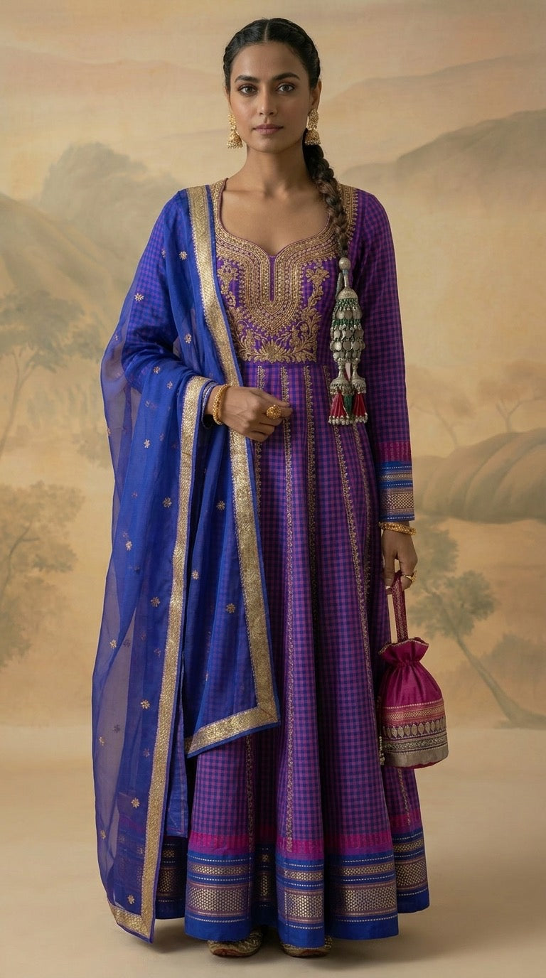 Kasturi Ilkal Anarkali Set